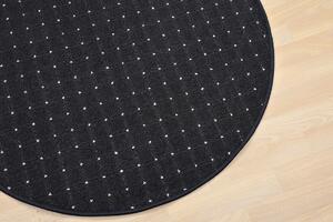 Condor Carpets Kusový koberec Udinese antracit kruh - 120x120 (průměr) kruh cm