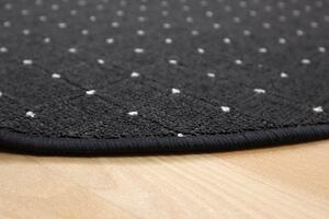 Condor Carpets AKCE: 300x300 (průměr) kruh cm Kusový koberec Udinese antracit kruh - 300x300 (průměr) kruh cm