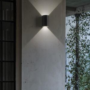 Exteriérové ​​nástěnné svítidlo Ideal lux 137391 APOLLO AP2 NERO 2xLED 6W / 400lm 4000K černá IP44