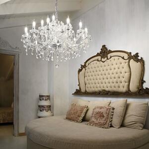 Závěsné svítidlo / Luster Ideal lux 167268 NAPOLEON SP18 CROMO 18xE14 40W chrom