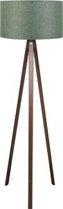 Stojací lampa AYD 1xE27/40W/230V hnědá/zelená