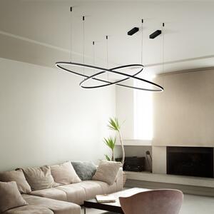 Ideal Lux 265957 ORACLE SLIM závěsné svítidlo LED D1500mm 89W/5350lm 3000K bílá