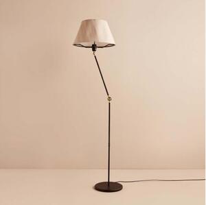 Flexibilní stojací lampa AYD 1xE27/40W/230V černá/béžová