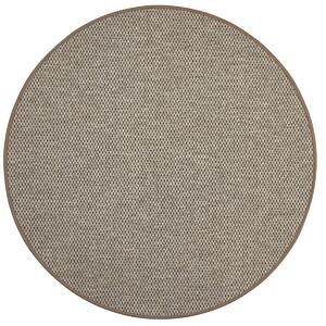 Vopi koberce Kusový koberec Nature světle béžový kruh - 400x400 (průměr) kruh cm