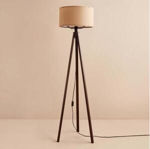 Stojací lampa AYD 1xE27/40W/230V hnědá/béžová