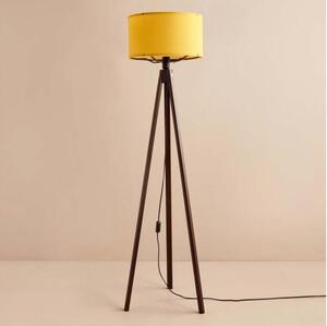 Stojací lampa AYD 1xE27/40W/230V hnědá/oranžová