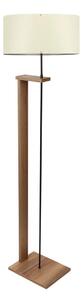 Stojací lampa AYD 1xE27/40W/230V hnědá/krémová