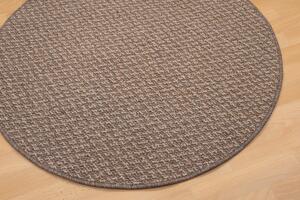 Vopi koberce Kusový koberec Toledo cognac kruh - 120x120 (průměr) kruh cm