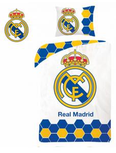 Bavlněné povlečení Real Madrid 140x200 + 70x90 cm