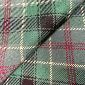 Dekorační/potahová Gobelínová látka šířka - 280cm - Tradiční zelený tartan