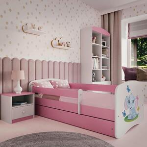 POSTEL PRO DĚTI A MLÁDEŽ 80/160 cm, bílá, pink MID.YOU - Dětské pokoje sestavy, Online Only