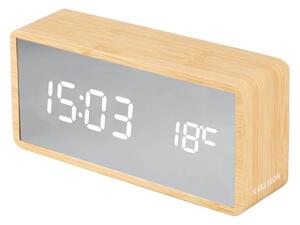Designové LED hodiny - budík KA5879WD Karlsson 15cm