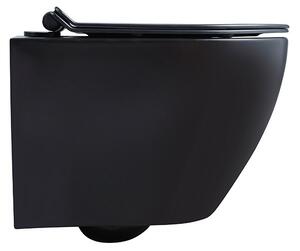 BPS-koupelny Podomítkový modul Geberit DuoFix s WC mísou MU-MTB-RIM-01 + ovládací tlačítko Delta 50 černá mat