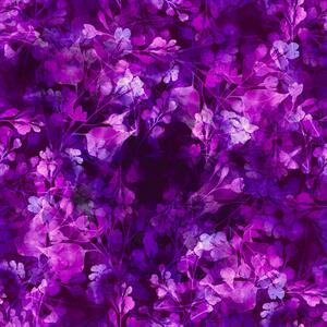 Softshell fialové lístečky by MIMI