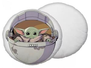 Tvarovaný polštářek Baby Yoda Star Wars 40 cm