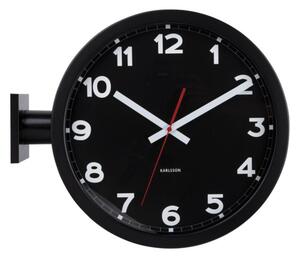 Oboustranné nástěnné hodiny KA5966BK Karlsson 38cm