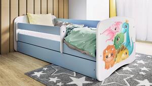POSTEL PRO DĚTI A MLÁDEŽ 80/160 cm, modrá, bílá MID.YOU - Dětské pokoje sestavy, Online Only