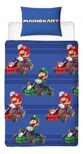 Povlečení Super Mario Mariokart 140x200 + 60x70 cm