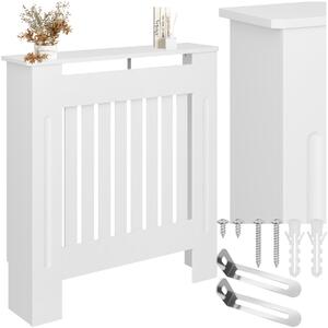 Tectake Kryt radiátoru Vila, v lamelovém designu - 78 x 19 x 82 cm