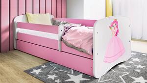 POSTEL PRO DĚTI A MLÁDEŽ 80/160 cm, bílá, pink MID.YOU - Dětské pokoje sestavy, Online Only