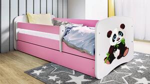 POSTEL PRO DĚTI A MLÁDEŽ 80/160 cm, bílá, pink MID.YOU - Dětské pokoje sestavy, Online Only