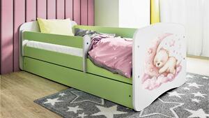 POSTEL PRO DĚTI A MLÁDEŽ 80/160 cm, zelená, bílá MID.YOU - Dětské pokoje sestavy, Online Only