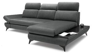 Rohová sedací souprava Titan (tyrkysově šedá) (P)