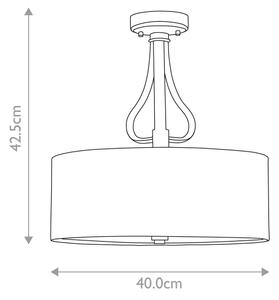Elstead BATH-FALMOUTH-SF-PC - LED Koupelnový lustr na tyči 3xG9/3W/230V IP44
