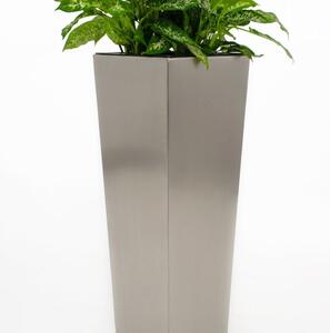 Vivanno samozavlažovací květináč CLASSIC 100, nerez, výška 100 cm, leštěný