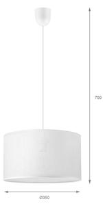 Brilagi - Lustr na lanku SIRIJA MODERN 1xE27/60W/230V pr. 35 cm bílá