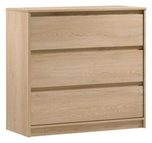 Komoda MIYABI 92x86x40 cm dub cremona