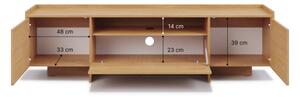 Televizní stolek KEMI 197x57 cm dub cremona