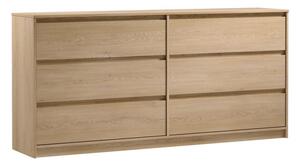 Komoda MIYABI 181x86x40 cm dub cremona
