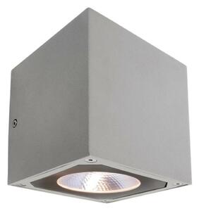 Deko-Light KapegoLED nástěnné přisazené svítidlo Cubodo II Single SG 220-240V AC/50-60Hz 8,50 W 3000 K 600 lm 108 mm stříbrnošedá 731025