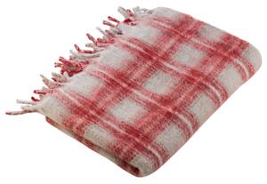 Livarno home Deka, 130 x 170 cm (kostkovaná červená) (100381142002)