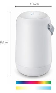 Philips -LED RGBW Stm. přenosná stolní lampa SMART LED/13,5W/3,6V Wi-Fi 1800 mAh