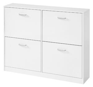 VYKLÁPĚCÍ BOTNÍK, bílá, 105,5/82,7/24 cm Boxxx - Online Only šatny & botníky, Online Only