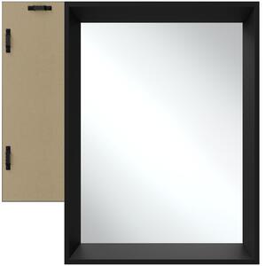 Tectake Obdélníkové nástěnné zrcadlo Elina s plastovým rámem - 3.80 x 50.00 x 70.00 cm