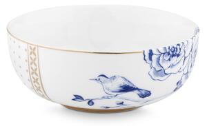Pip Studio Royal White miska ∅12,5cm, bílo-modrá (miska z tenkostěnného porcelánu)