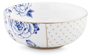 Pip Studio Royal miska ∅12,5cm, bílo-modrá (miska z tenkostěnného porcelánu)