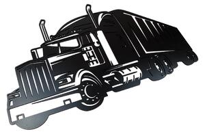 Dřevěná nástěnná dekorace Černý kamión
