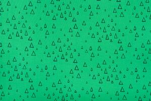 Trojúhelníky na zelené úplet