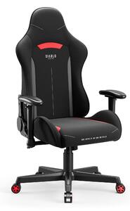 Látková herní židle Diablo X-Starter Normal Size: černo-červená | Diablo Chairs