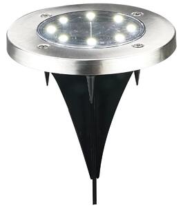 Goldlux Sol solární stojací lampa 1x W stříbrná 315212
