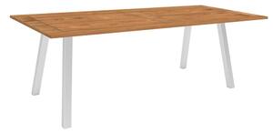 Stern Jídelní stůl Interno, Stern, obdélníkový 220x100x75 cm, profil nohou čtvercový, rám nerez, deska teak