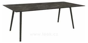 Stern Jídelní stůl Interno, Stern, obdélníkový 180x100x75 cm, profil nohou kulatý, rám hliník barva dle vzorníku, deska HPL barva dle vzorníku