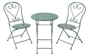 BOVERY Set zahradního nábytku 2 ks skládací židle a 1 ks skládací stůl