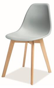 Jídelní židle MURAS buk/šedá