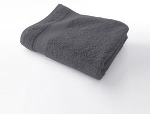 Jednobarevná froté sada koupelnového textilu zn. Colombine, luxusní kvalita 540 g/m2 antracitová ručník 50x100 cm+žínka