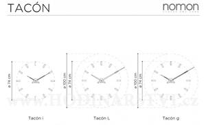 Designové nástěnné hodiny Nomon Tacon4i 73cm